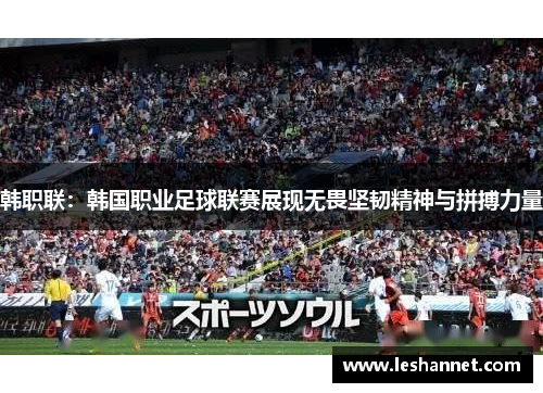 韩职联:韩国职业足球联赛展现无畏坚韧精神与拼搏力量 韩职联:韩国职业足球联赛展现无畏坚韧精神与拼搏力量